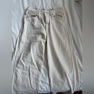 Pull&Bear Off-White Denim Pants